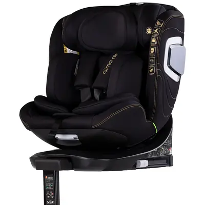 Scaun auto Chipolino Clima Air I-Size 40-150 cm cu sistem Isofix si sezut rotativ blackberry HUBSTKCLA2501BB