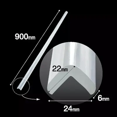 Banda protectie mobilier, transparenta, 90cm