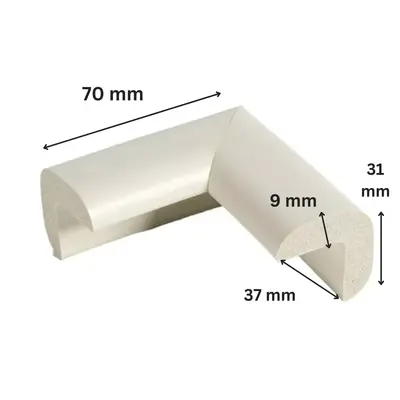 Protectie colturi, gri deschis