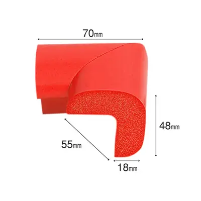 Protectie colturi, rosu