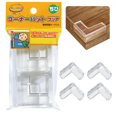 Protectie colturi, transparenta, 4 buc