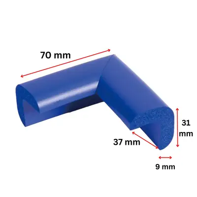 Protectie colturi mobila, albastru