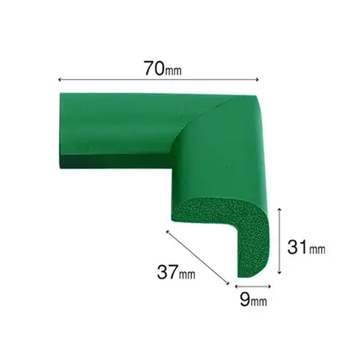 Protectie colturi mobila, verde