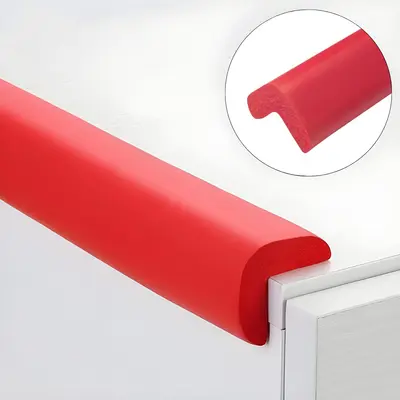 Banda protectie mobilier, din spuma, 90cm, rosu