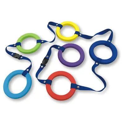 Inele de mers pentru copii, pentru orientare in grup, set 6 buc