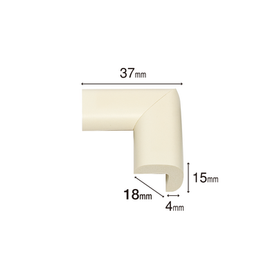 Protectie colturi pentru mobila, din spuma, set 4 buc