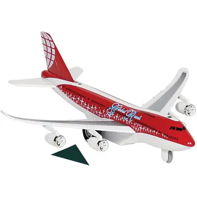 Avion de jucarie, cu lumini si sunete, 3 ani+, 1buc, goki