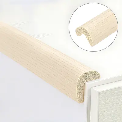 Banda protectie colturi, din spuma, culoarea lemnului alb, 90cm