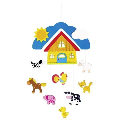 Carusel patut bebe cu ferma animale goki   carboysafety