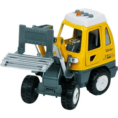 Masini de constructie, cu sunete si lumini, 16x9cm, 3 ani+, goki