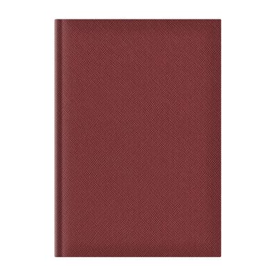 Agenda nedatata A5 Adria, hartie ivory, coperta maro roscat BPTCEJ261706