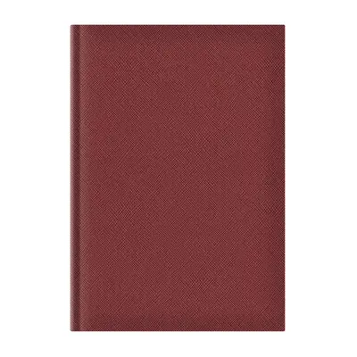 Agenda nedatata A5 Adria, hartie ivory, coperta maro roscat BPTCEJ261706