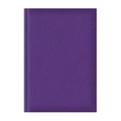 Agenda nedatata A5 Adria, hartie ivory, coperta mov BPTCEJ261704