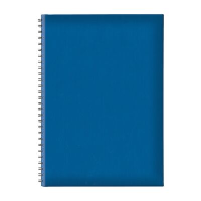 Agenda nedatata B5 TUCSON, hartie offset alb, spira ascunsa, coperta albastru BPTCEJ261801