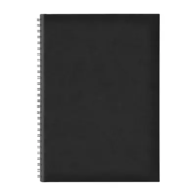 Agenda nedatata B5 TUCSON, hartie offset alb, spira ascunsa, coperta negru BPTCEJ261803