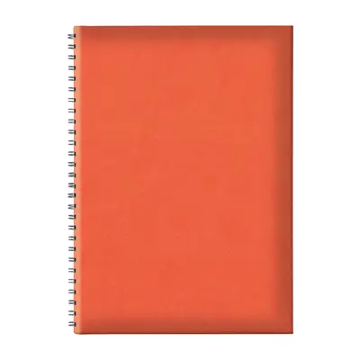 Agenda nedatata B5 TUCSON, hartie offset alb, spira ascunsa, coperta portocaliu BPTCEJ261805