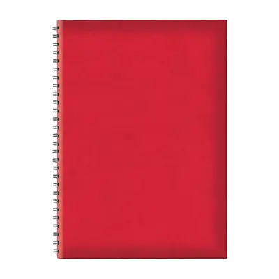 Agenda nedatata B5 TUCSON, hartie offset alb, spira ascunsa, coperta rosu BPTCEJ261802