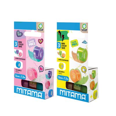 Banda adeziva mini Mitama, 3 bucati, blister BPTCMI062992