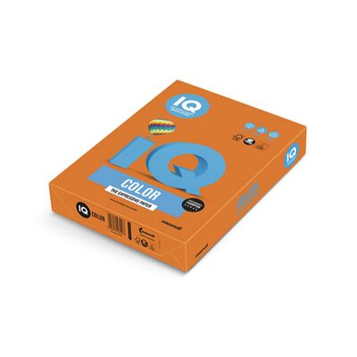 Carton IQ Color, A4, 160g, 250 coli/top, portocaliu BPTCER4161443
