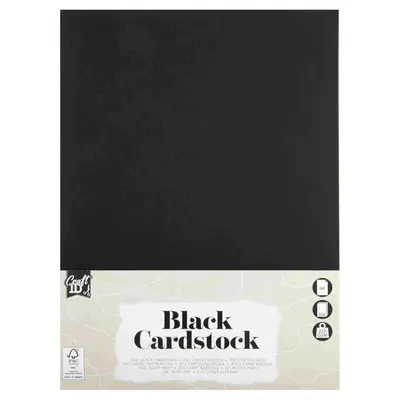 Carton negru A4, 10 file, 220g BPTCJK384880