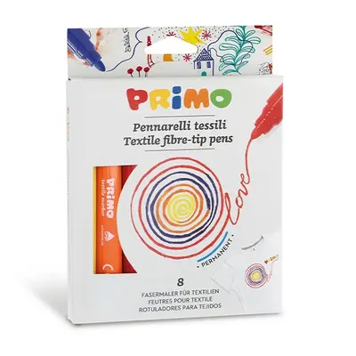 Markere textile pentru copii Morocolor Primo, 8 bucati BPTCMC006118