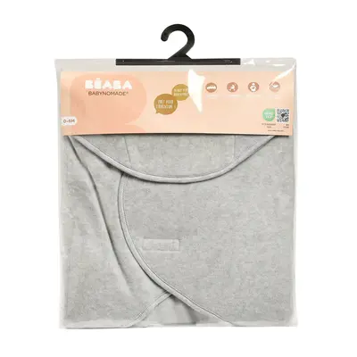 Paturica de infasat BabyNomade 0-6 luni Heather Grey