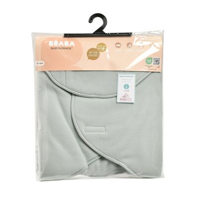 Paturica de infasat BabyNomade 0-6 luni Sage Green