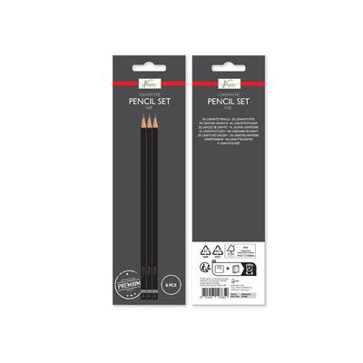 Set creioane grafit, Creative Craft, HB, 6 buc BPTCJK147659