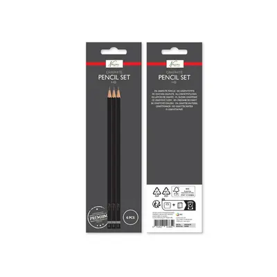 Set creioane grafit, Creative Craft, HB, 6 buc BPTCJK147659