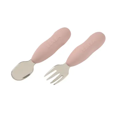 Set tacamuri inox Beaba Cotton Candy