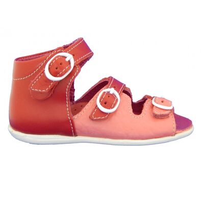 Sandale copii Thassos-Rosu (Culoare nappa: Roz-rosu, Marime: 22)