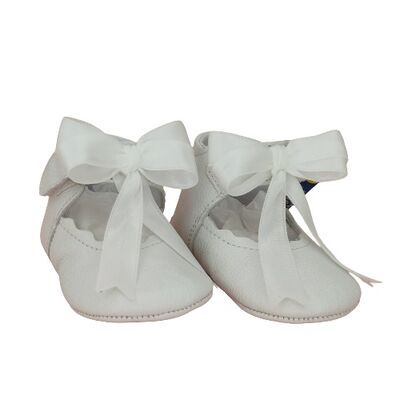 Balerini botez Lore by Baby fox (Culoare nappa: alb, Marime: 15, Decor: Funda)