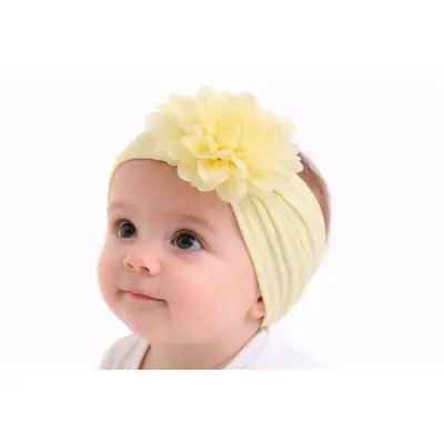 Bentita galbena lata cu floare aplicata mdx-18151-6-r9