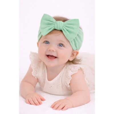 Bentita lata, vernil, pentru fetite cu fundita mdx-18147-1-r10