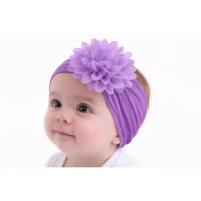 Bentita lila lata cu floare aplicata mdx-18151-8-r9