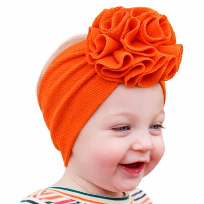 Bentita portocalie lata cu floare mdxpp10-12-c11