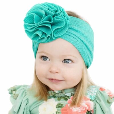 Bentita verde lata cu floare mdxpp10-1-c11