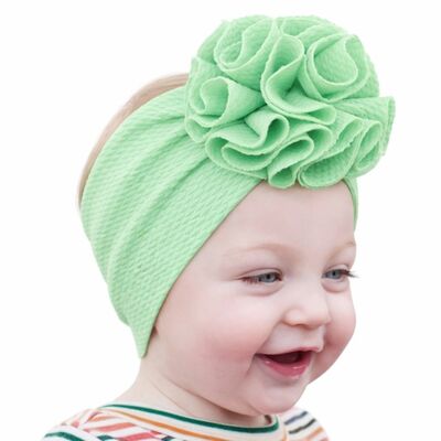 Bentita verde menta lata cu floare mdxpp10-14-c11