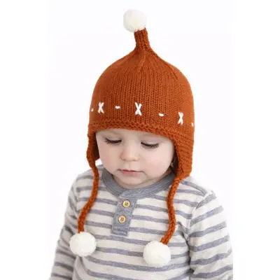 Caciulita caramizie crosetata tip piticot adoctsc17-5-sa8