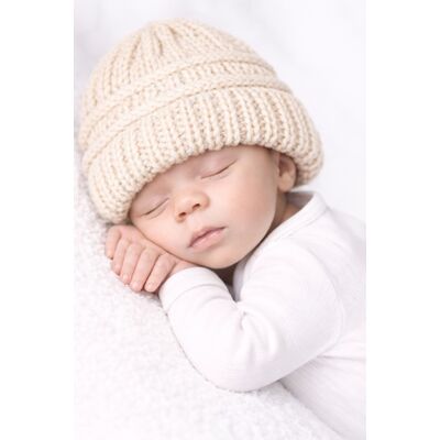 Caciulita crem crosetata tip fes pentru bebelusi mdx-22038-7-sa1