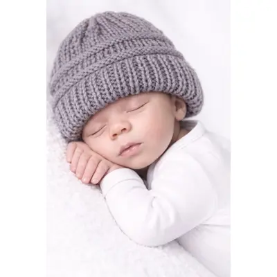 Caciulita gri crosetata tip fes pentru bebelusi mdx-22038-8-sa1