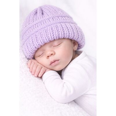 Caciulita lila crosetata tip fes pentru bebelusi mdx-22038-9-sa1