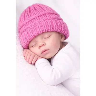 Caciulita roz ciclamen crosetata tip fes pentru bebelusi mdx-22038-4-sa1