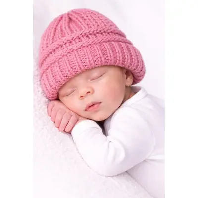 Caciulita roz pudra crosetata tip fes pentru bebelusi mdx-22038-10-sa1