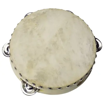 Tamburina cu piele naturala si minitalgere - okegokiuc085