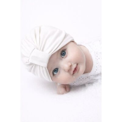 Caciulita alba tip turban mdx-1693-1-ct10