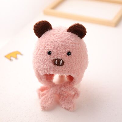 Caciulita roz pentru bebelusi - teddy mbwht105-1-sa8