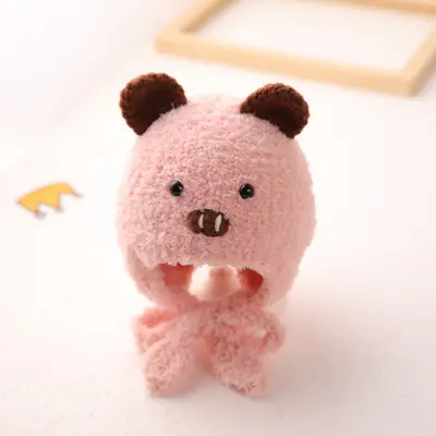 Caciulita roz pentru bebelusi - teddy mbwht105-1-sa8