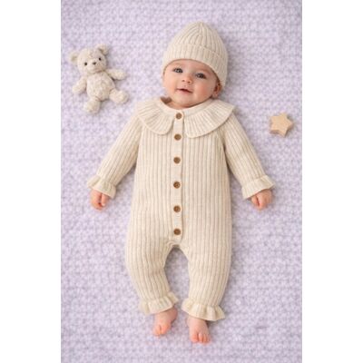 Salopetă tricotată baby my bk4140-1