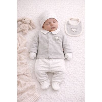 Set bymurat brodat – 5 piese din bumbac bg9769